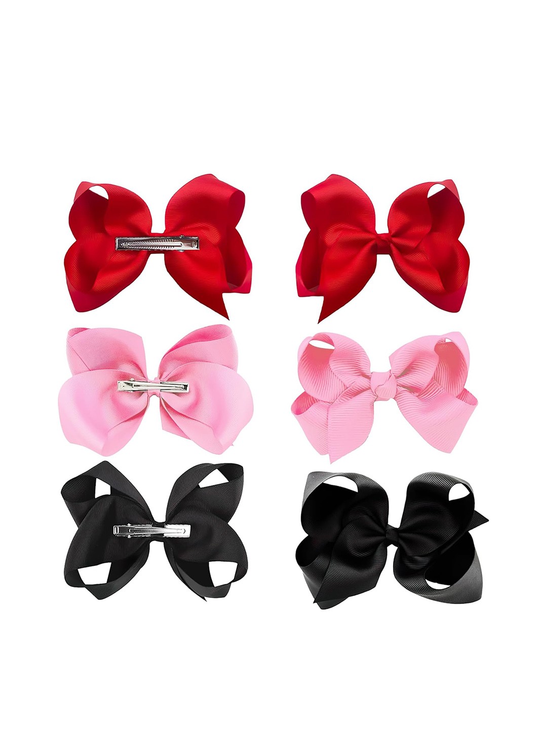 

LYTIX Girls Set of 3 Alligator Hair Clip, Pink