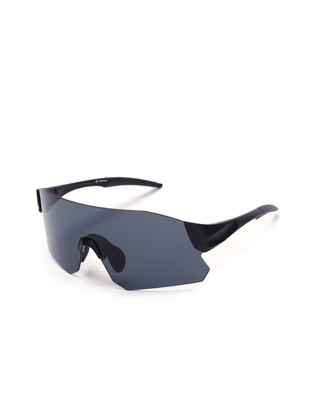 

HASHTAG EYEWEAR Unisex Sports Sunglass with UV Protected Lens, Black