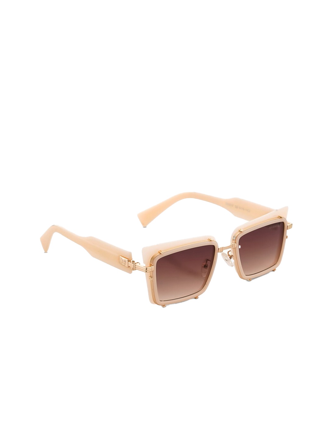 

HASHTAG EYEWEAR Women Round Sunglasses with Polarised and UV Protected Lens SR7-98037, Brown