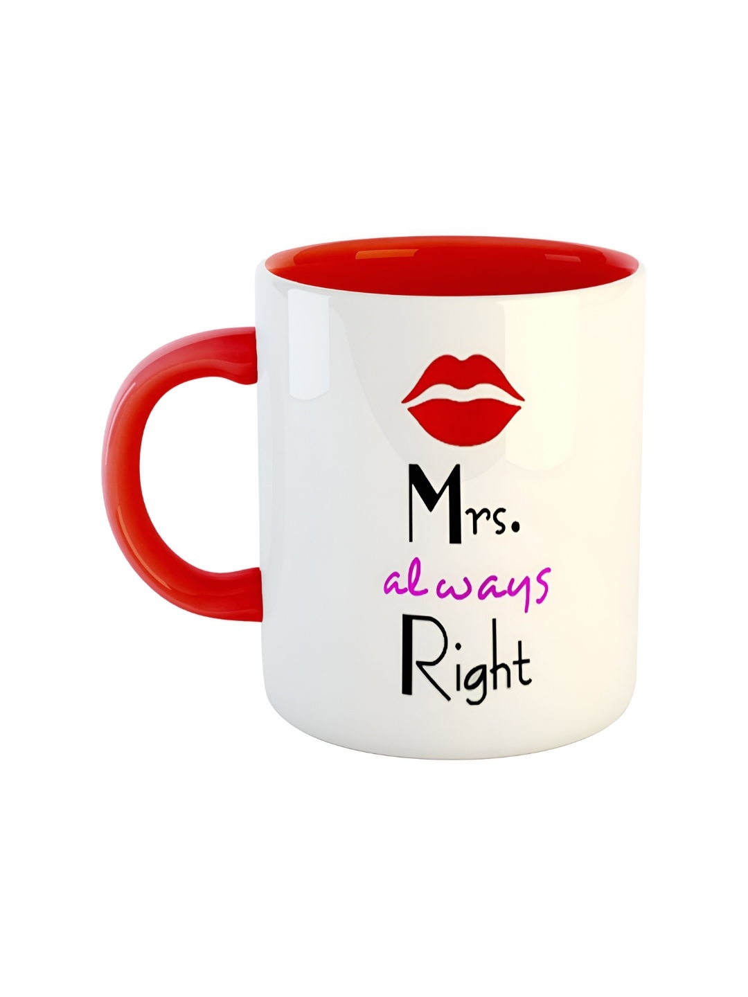 

ARTBUG Red Printed Ceramic Glossy Mug
