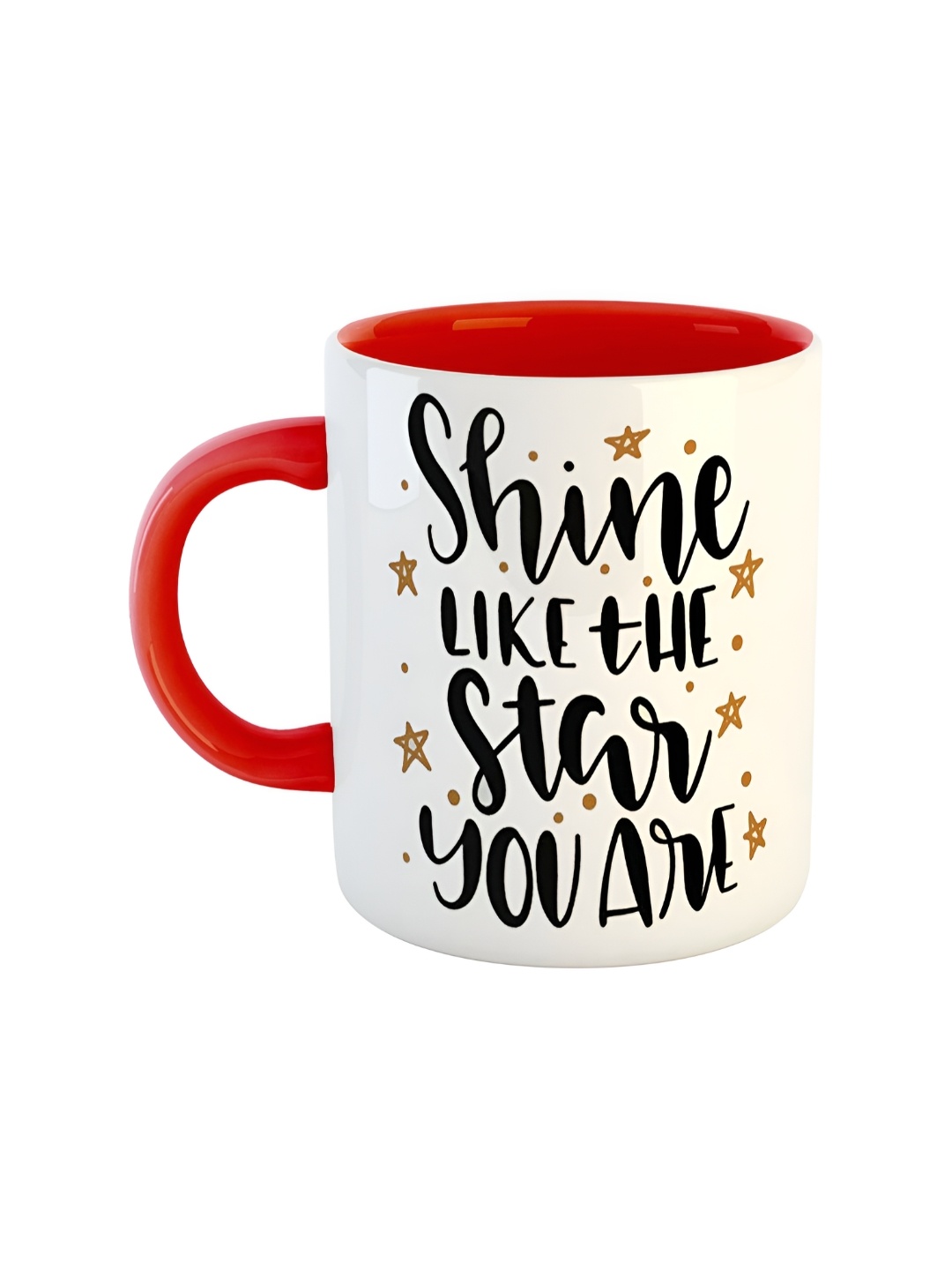 

ARTBUG Red Printed Ceramic Glossy Mugs