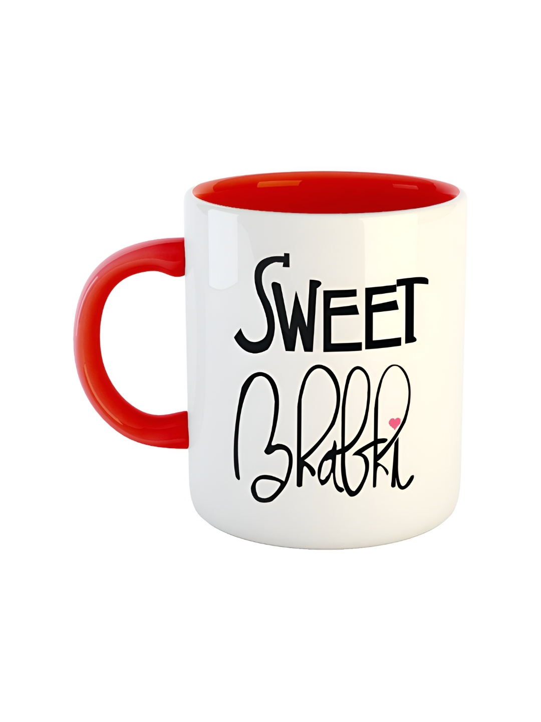 

ARTBUG Red & White Printed Ceramic Glossy Mugs 350 ml