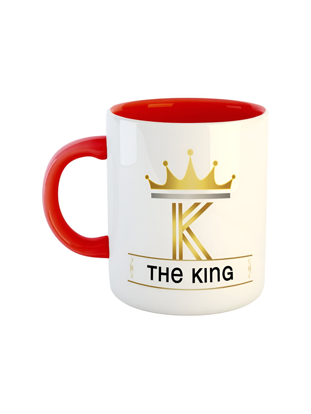 

ARTBUG Red Printed Ceramic Glossy Mug
