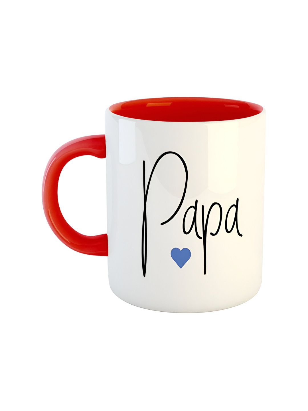 

ARTBUG Red & White Printed Ceramic Glossy Mug 350ml