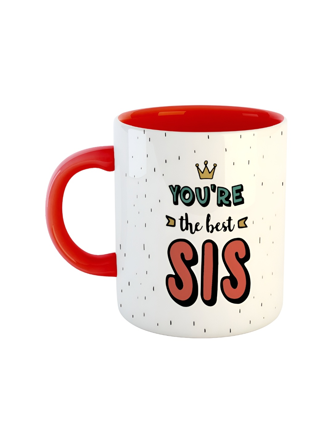 

ARTBUG Red Printed Ceramic Glossy Mugs