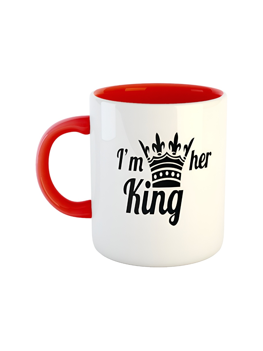 

ARTBUG Red Printed Ceramic Glossy Mug 350 ml