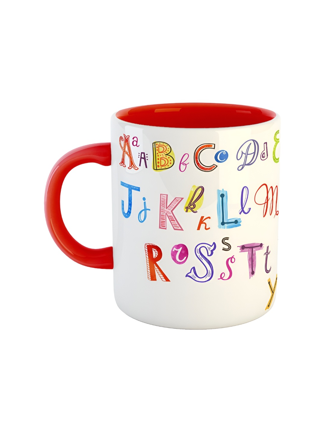 

ARTBUG Red Printed Ceramic Glossy Mug 350 ml