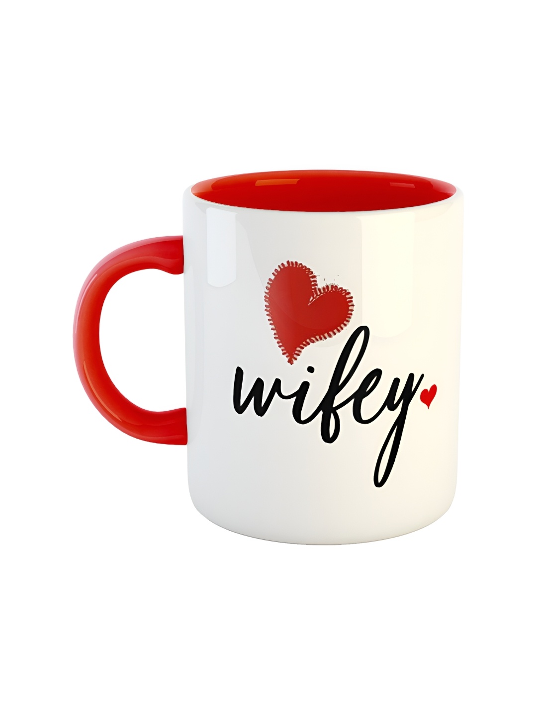 

ARTBUG Red Printed Ceramic Glossy Mugs
