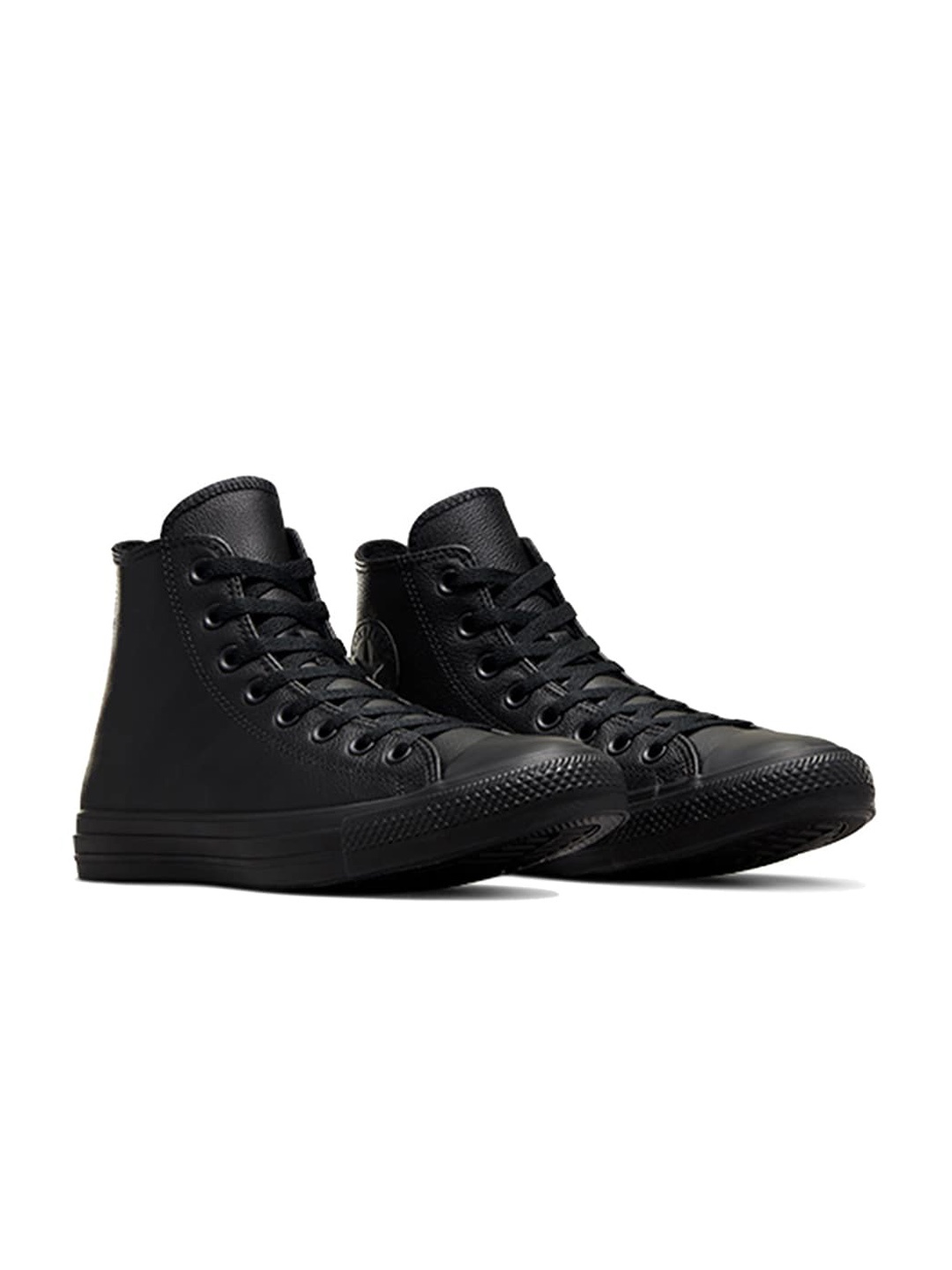 

Converse Unisex Chuck Taylor All Star Tonal Leather High Top Sneakers, Black