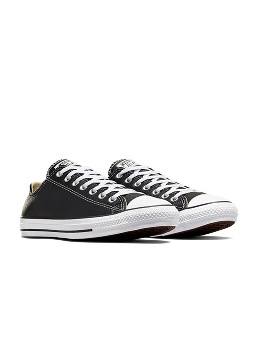 

Converse Unisex Chuck Taylor All Star Leather Low Top Sneakers, Black