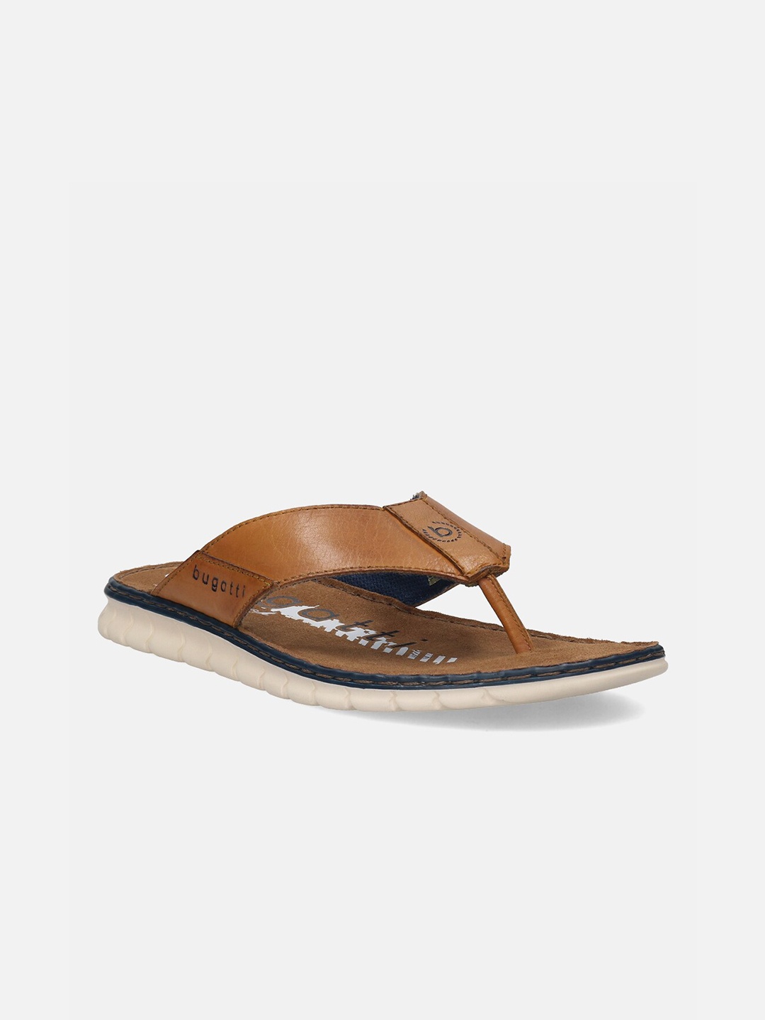 

Bugatti CORFU Men Leather Comfort Sandals, Brown