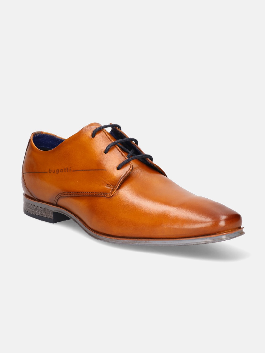 

Bugatti Margo Men Leather Formal Derbys, Yellow