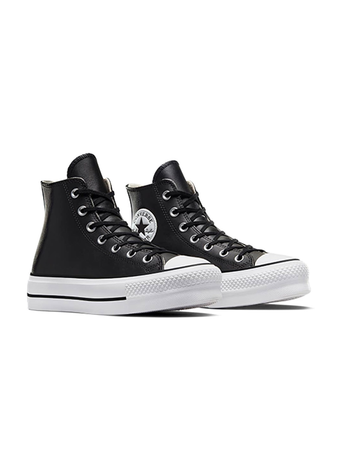 

Converse Women Chuck Taylor All Star Leather Platform High Top Sneakers, Black