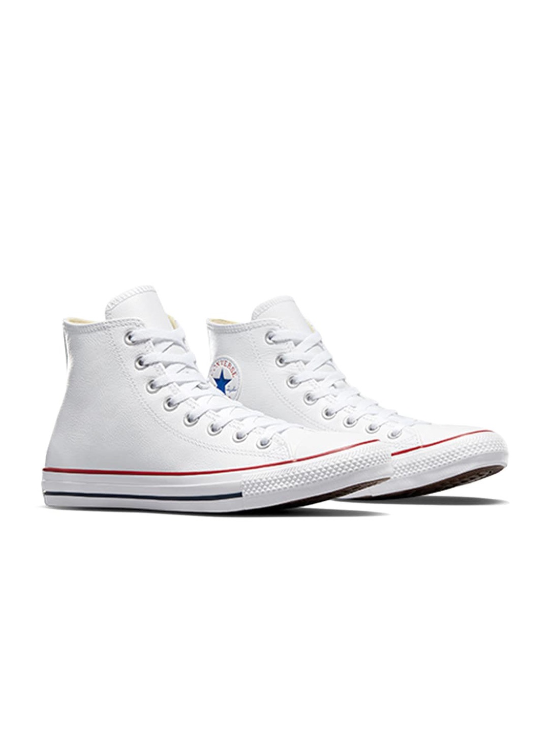 

Converse Unisex Chuck Taylor All Star Leather High Top Sneakers, White