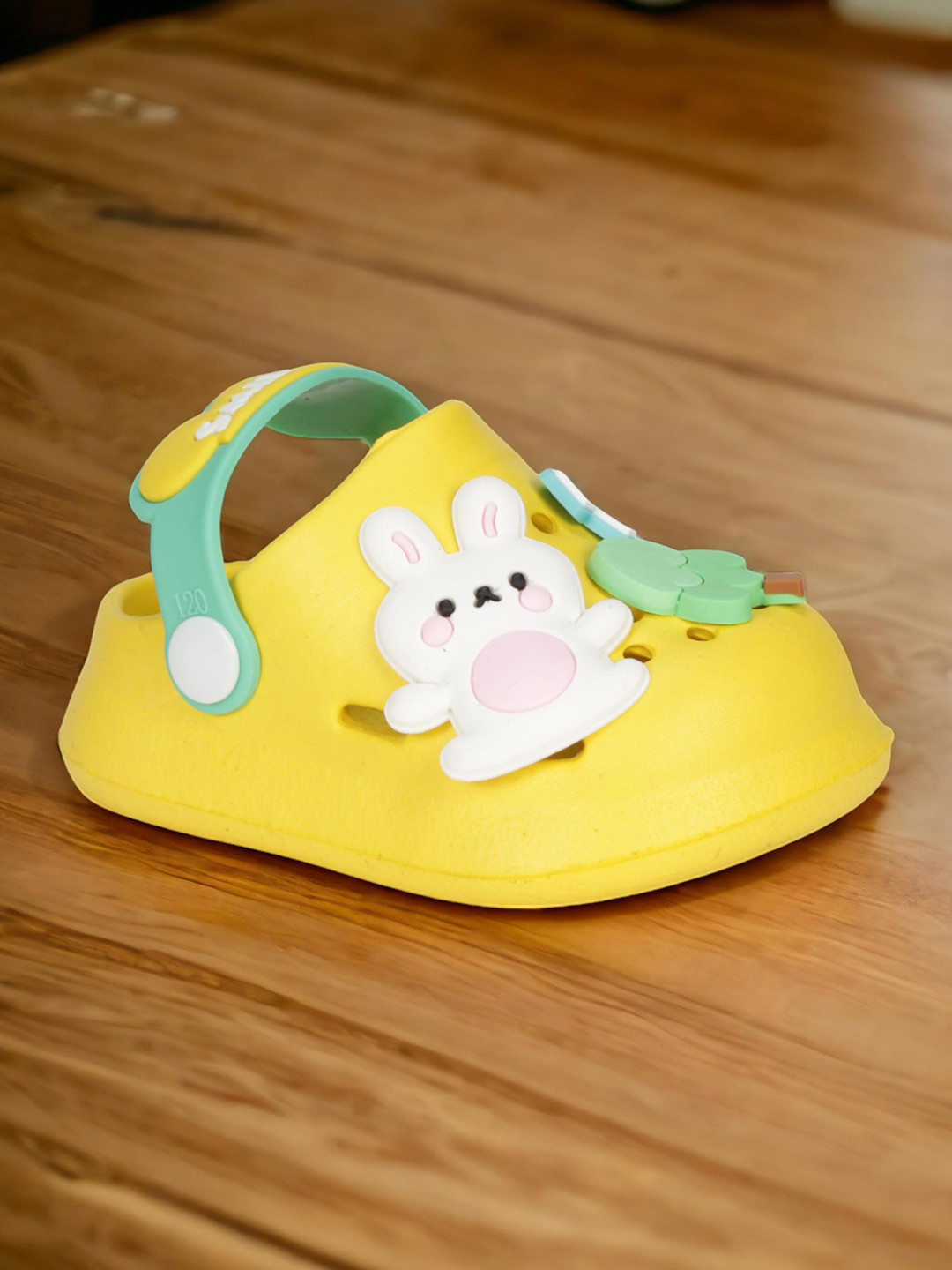 

Lil Lollipop Infants Self Design Anti-Slip Rubber Clogs, Yellow