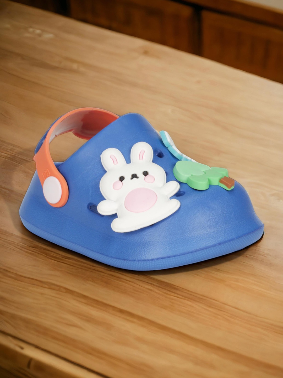 

Lil Lollipop Infants Kids Applique Detail Clogs, Navy blue