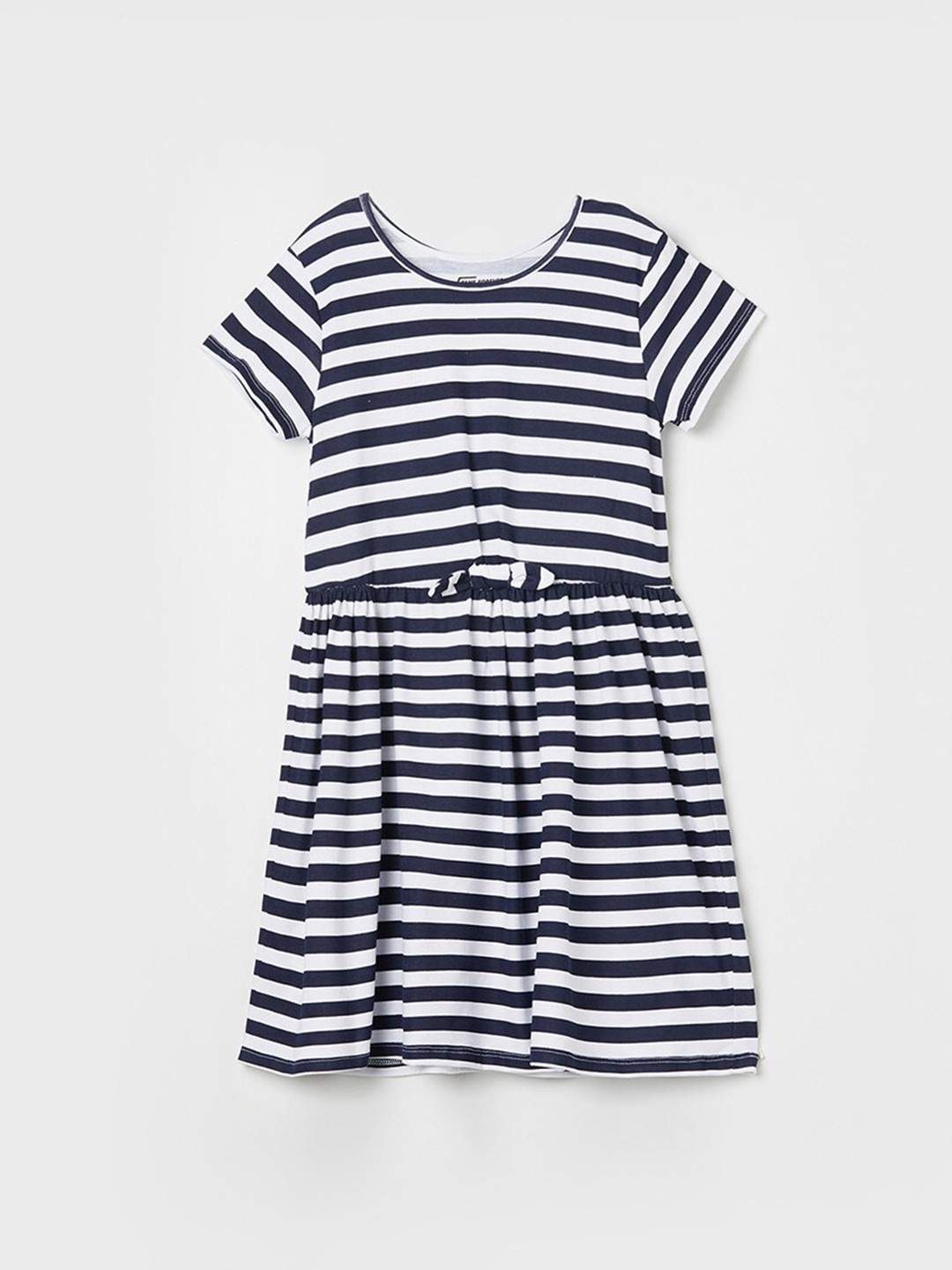 

Fame Forever by Lifestyle Girls Striped Fit & Flare Dress, Blue