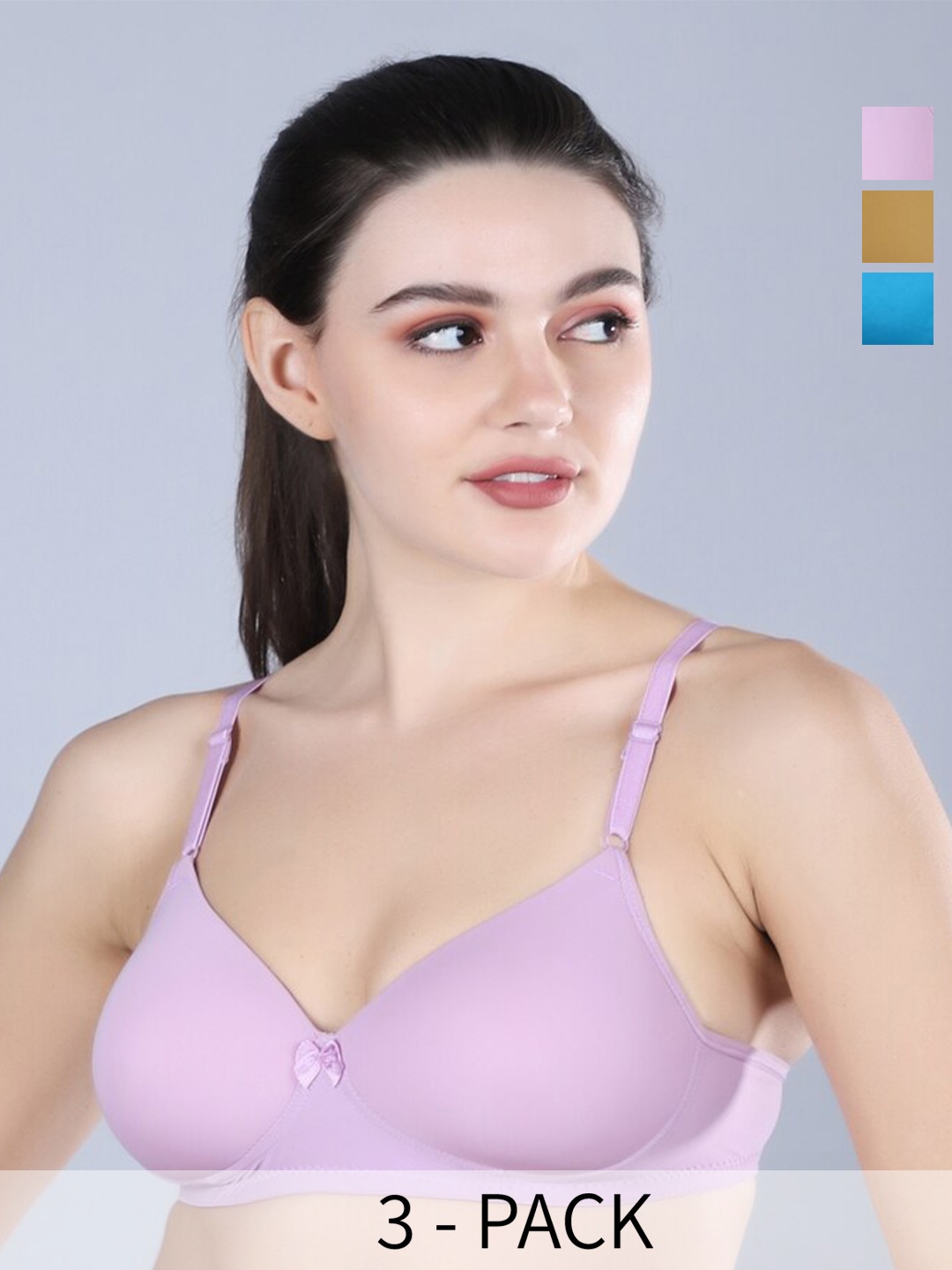 

Sonalvu Bra Full Coverage Lightly Padded, Lavender