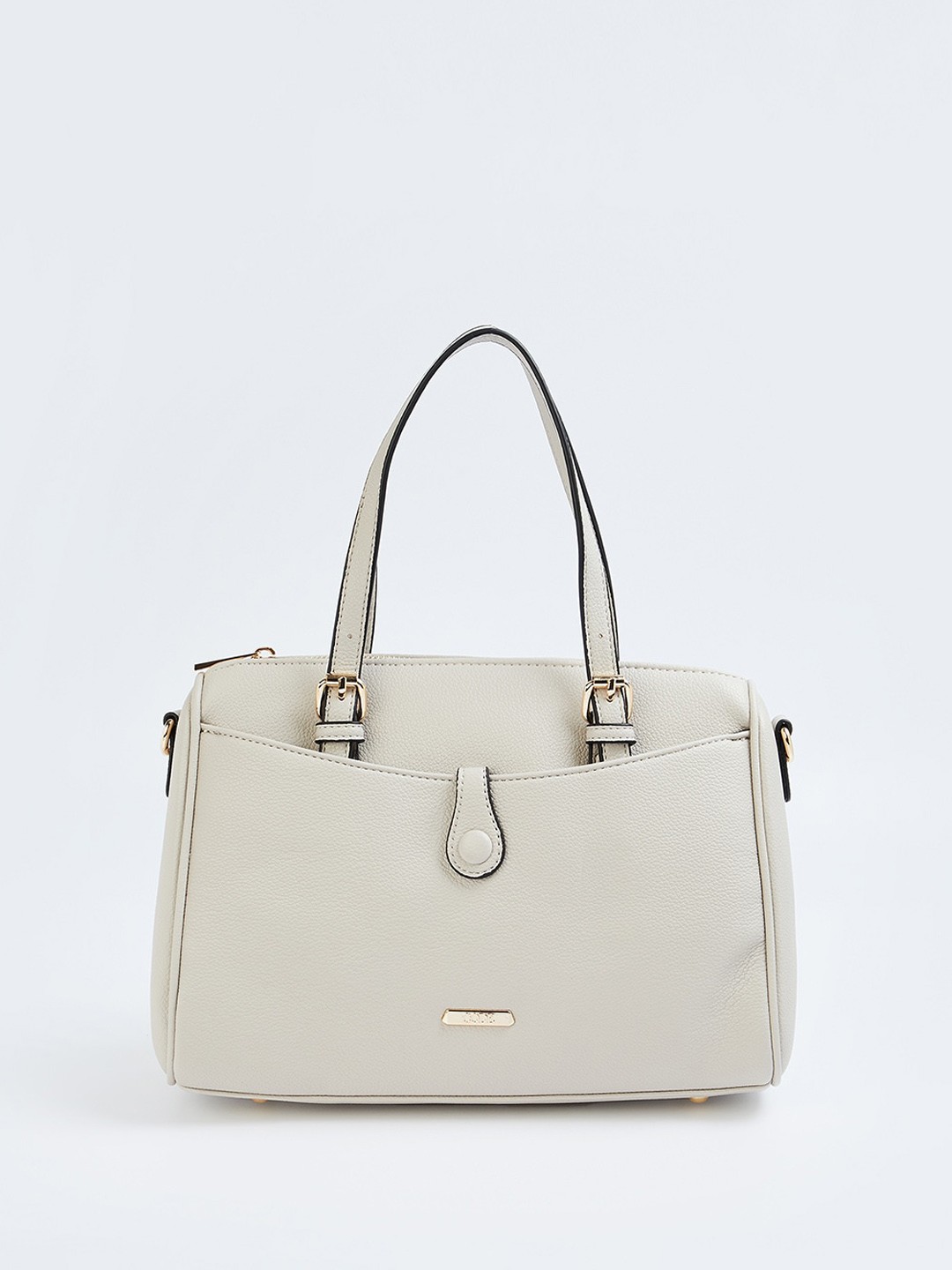 

CODE by Lifestyle Textured Structured Handheld Bag, Grey