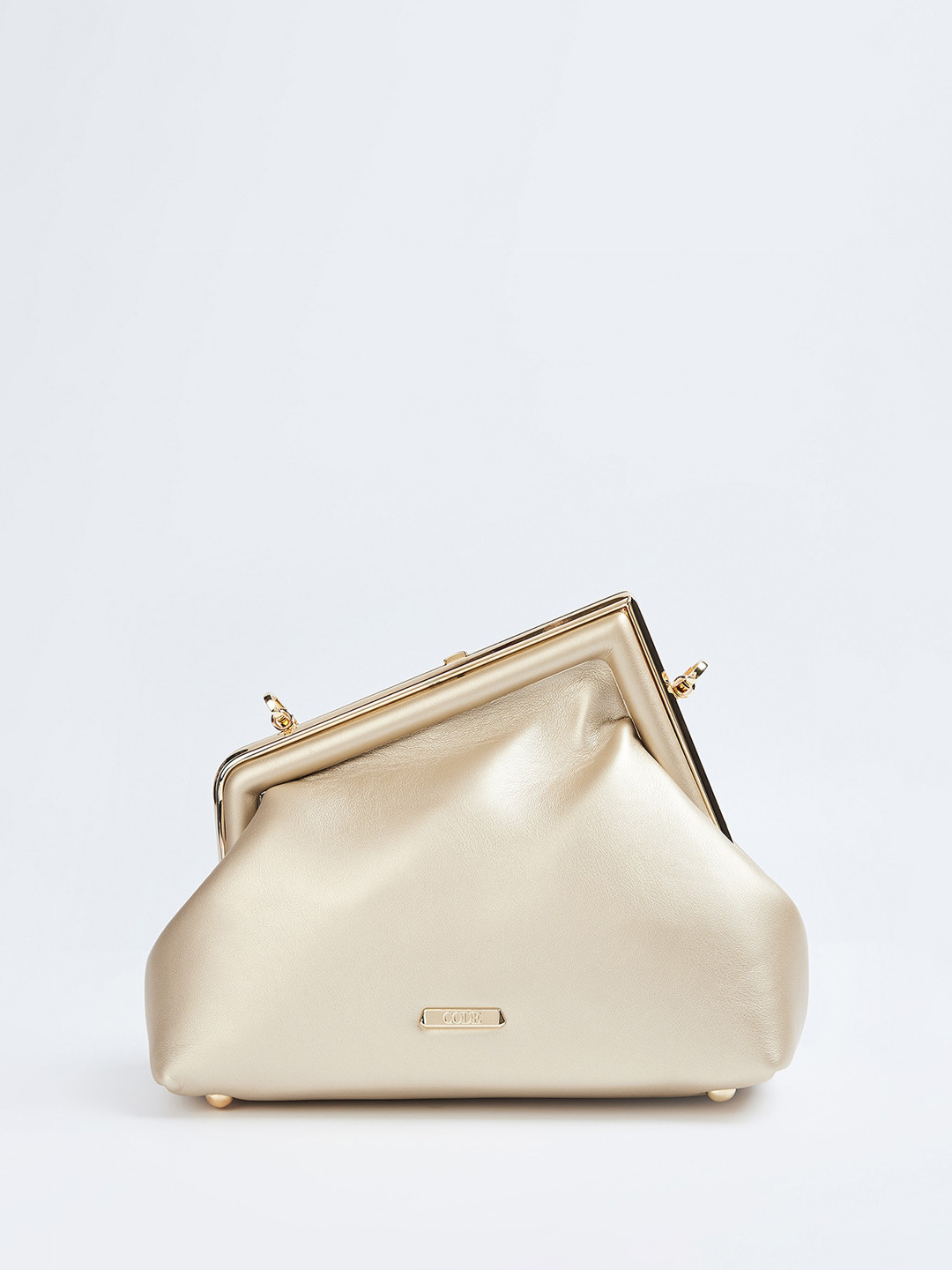 

CODE by Lifestyle Structured Sling Bag, Gold
