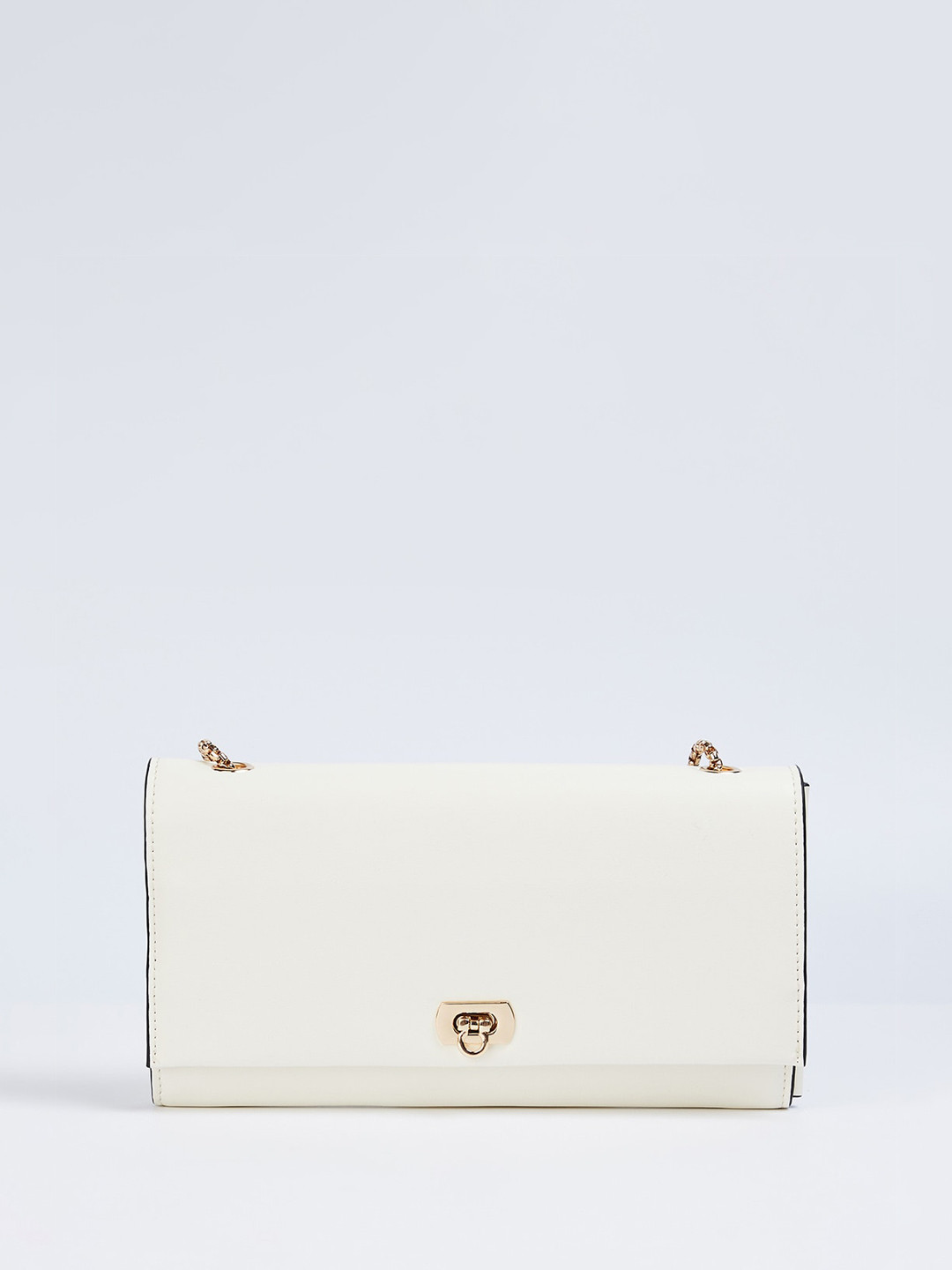 

CODE by Lifestyle Textured Structured Sling Bag, Off white