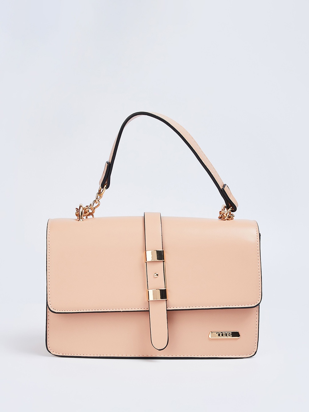 

CODE by Lifestyle Textured Structured Handheld Bag, Pink