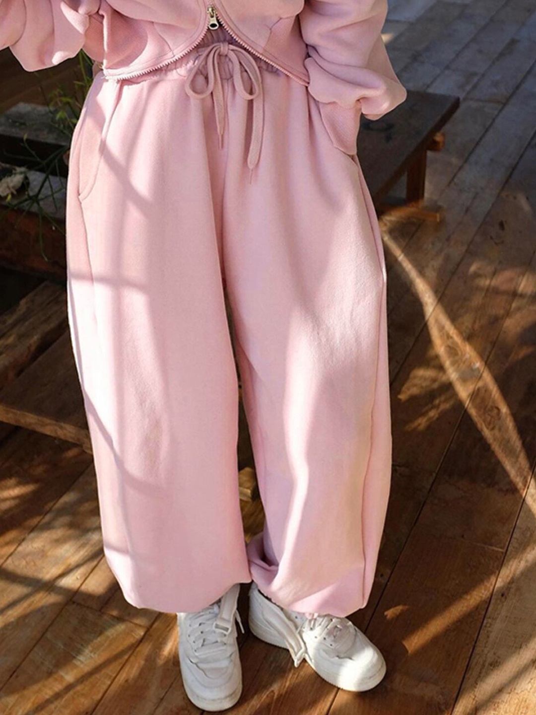 

Stylecast X KPOP Women Relaxed Loose Fit Trouser, Pink