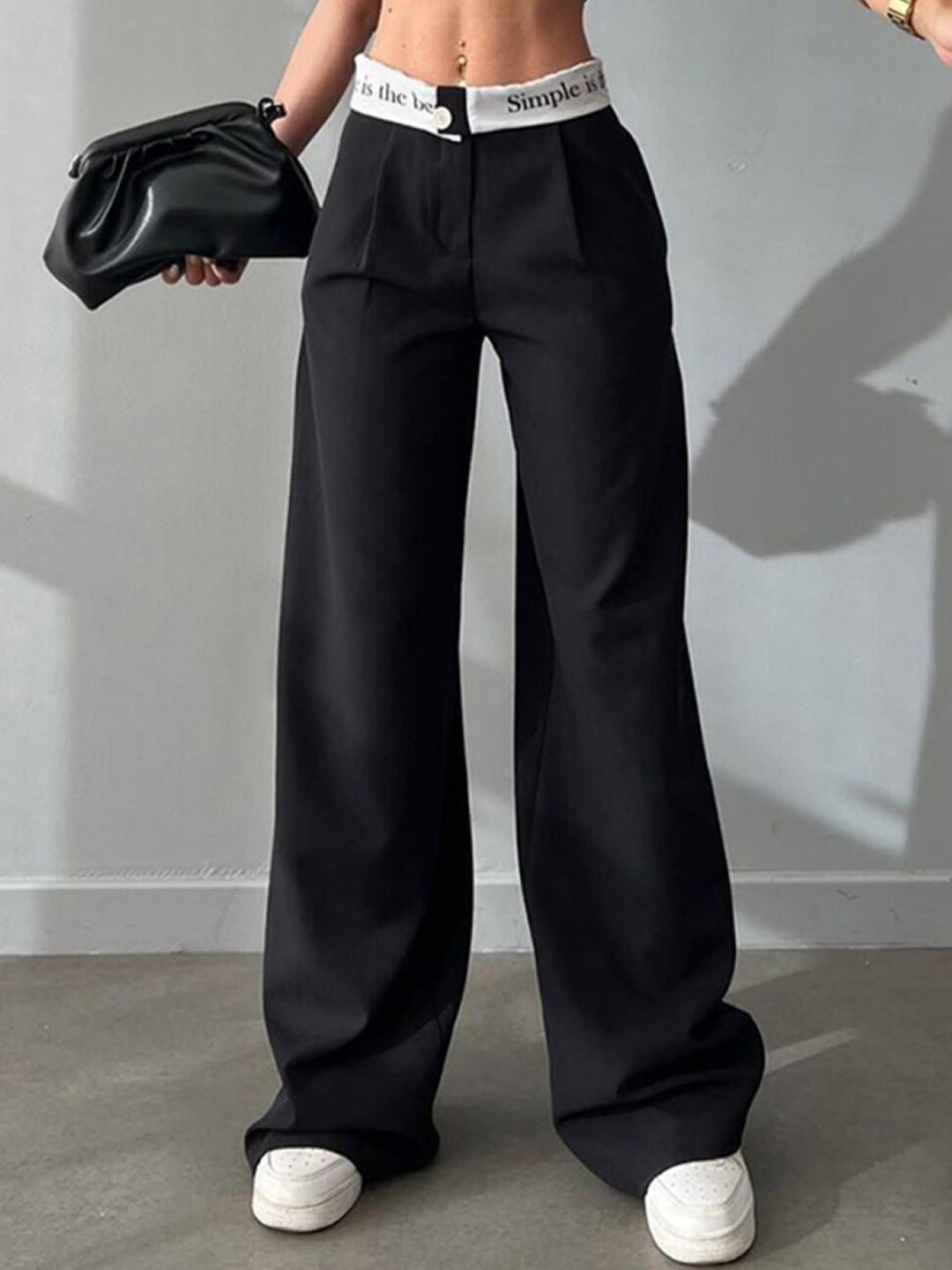 

Stylecast X KPOP Original Parallel Trousers, Black