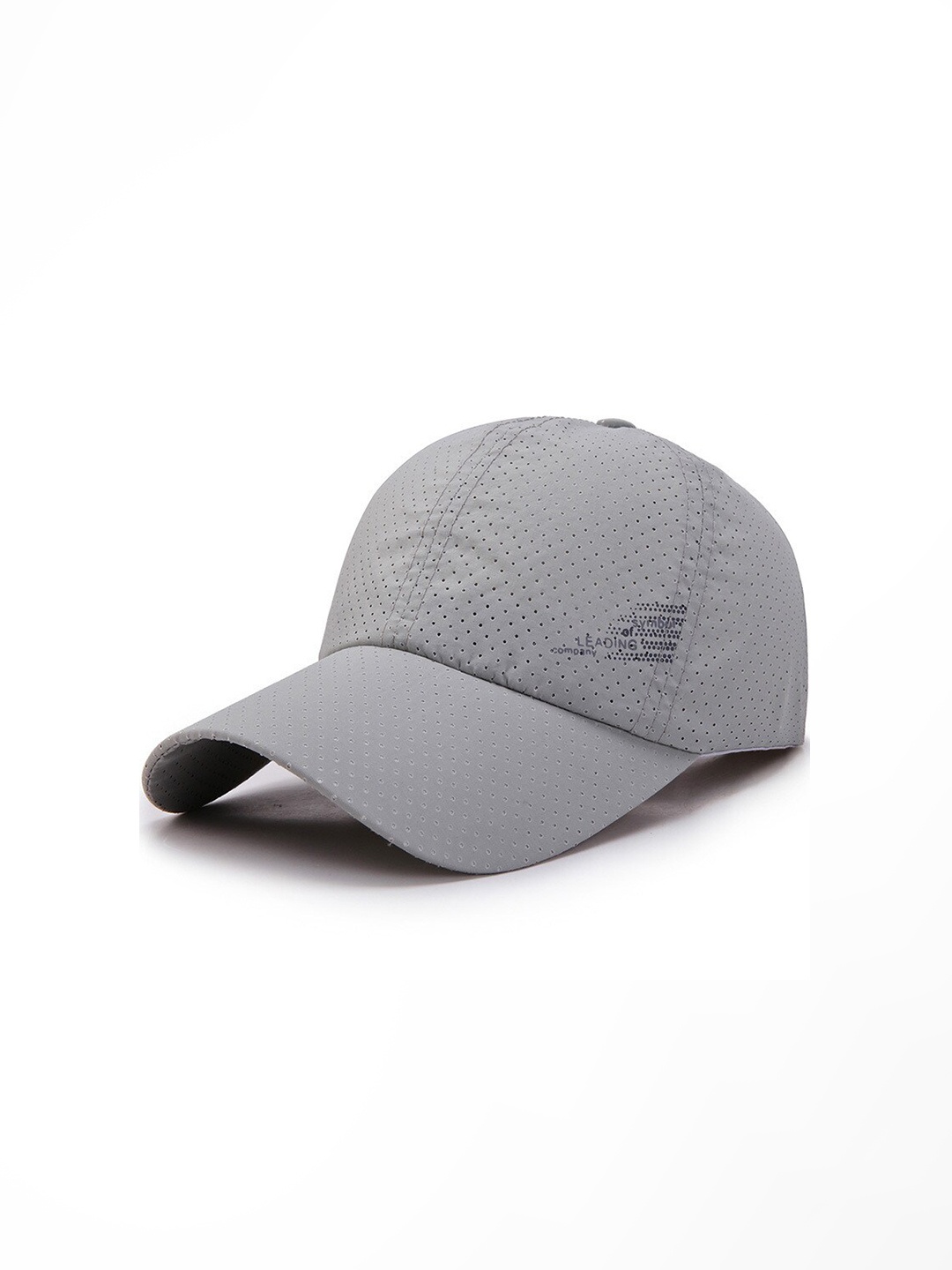 

Alexvyan Men Self Design UV Protection Cotton Baseball Cap, Grey