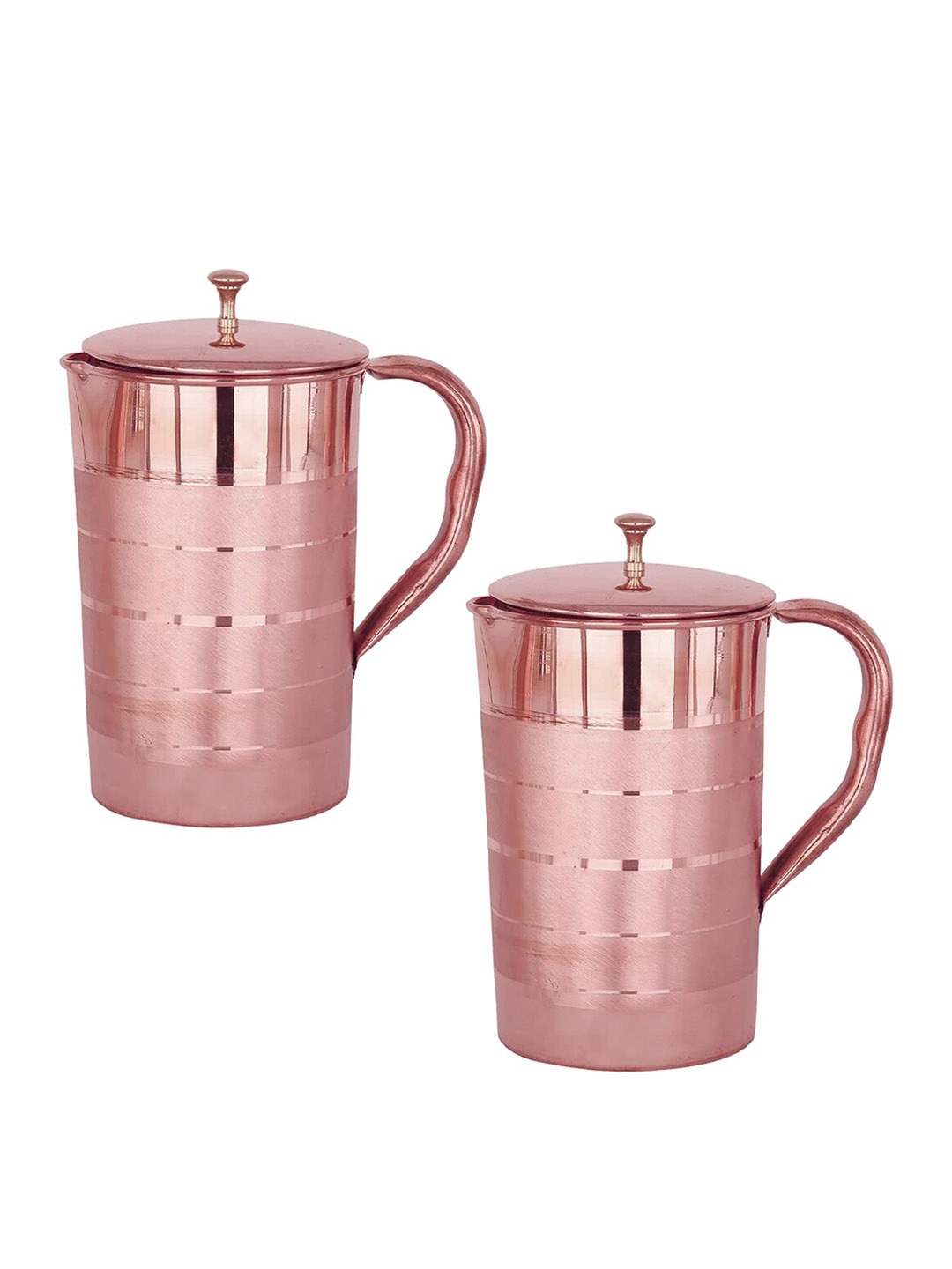 

Kuber Industries 2 Pieces Copper Jug with Lid 1.5 ml each