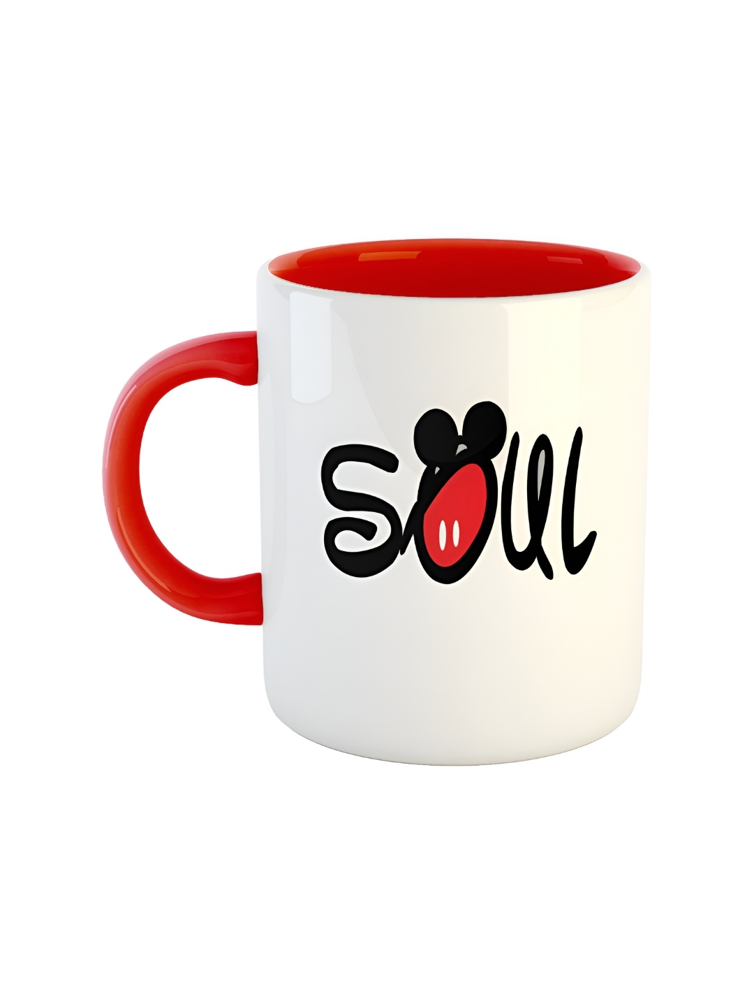 

ARTBUG Red Printed Ceramic Glossy Mug 350 ml