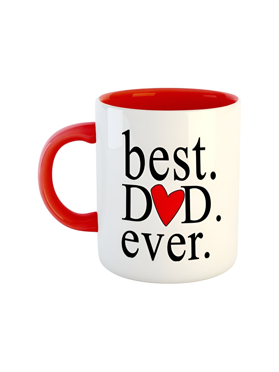 

ARTBUG Red Printed Ceramic Glossy Mug 350 ml