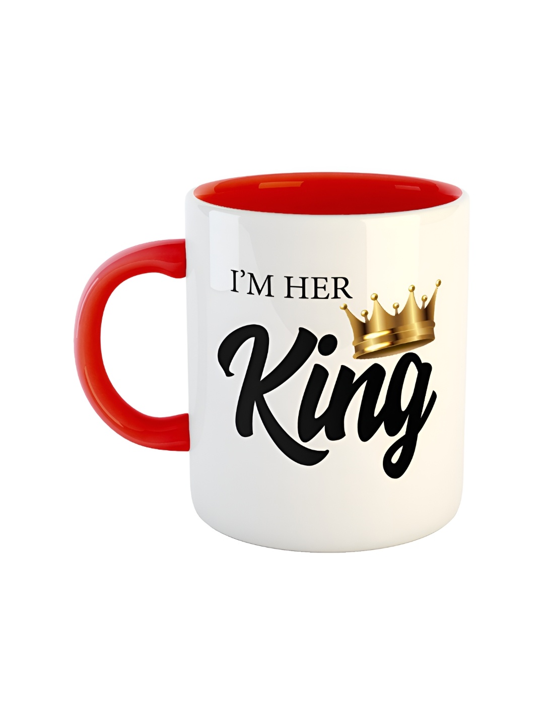 

ARTBUG Red Printed Ceramic Glossy Mug 350 ml