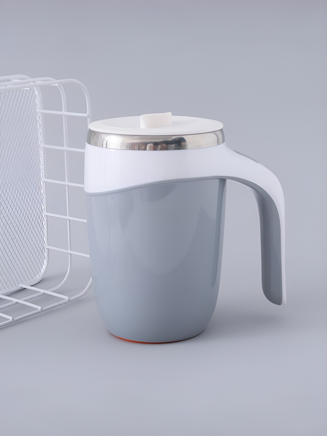 

UMAI Grey & White Stainless Steel Matte Mug 500 ml