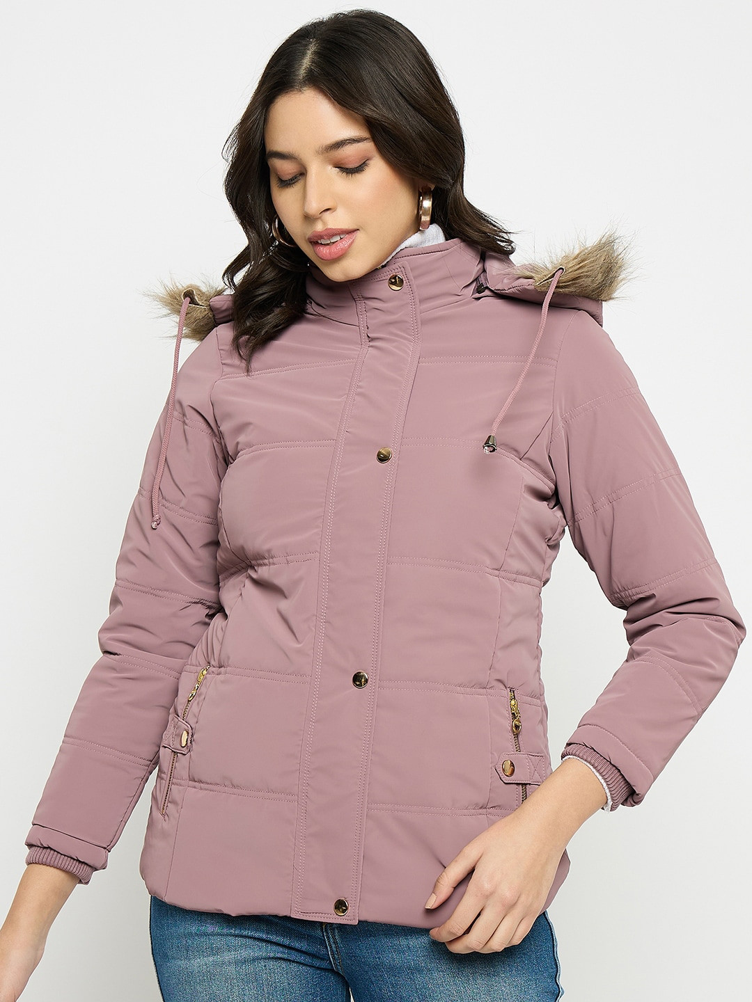 

Duke Padded Parka Jacket, Pink