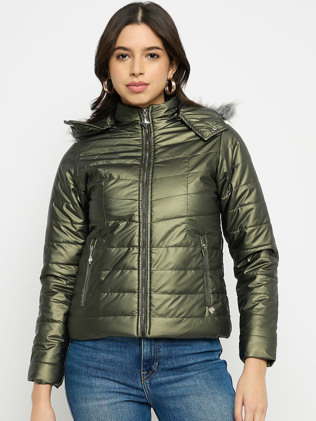 

Duke Hooded Padded Jacket, Green