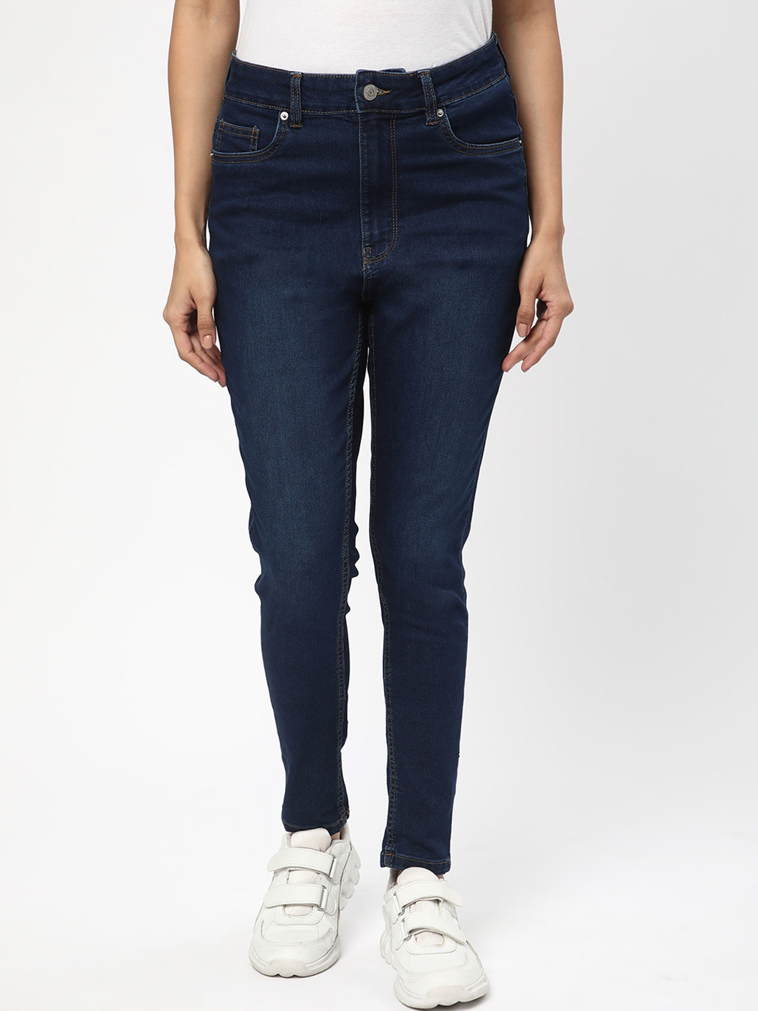 

R&B Women Skinny Fit Light Fade Jeans, Blue
