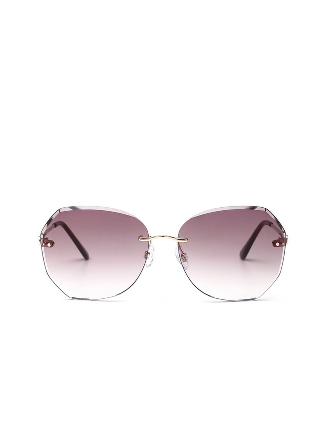 

bebe Women Butterfly Sunglasses With UV Protected Lens BEBE 3044N C1 S, Purple