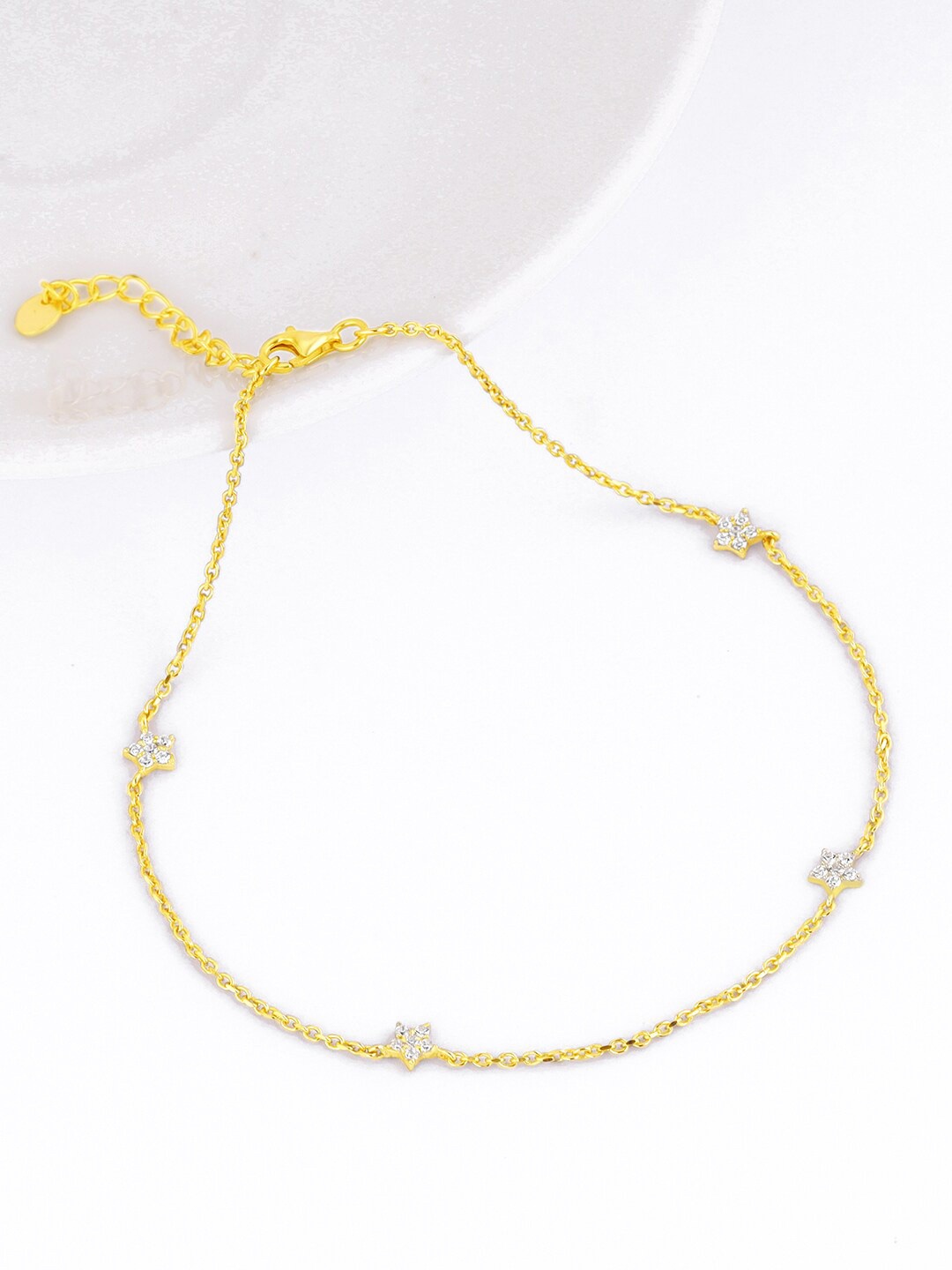 

GIVA Gold-Plated 925 Sterling Silver Anklets