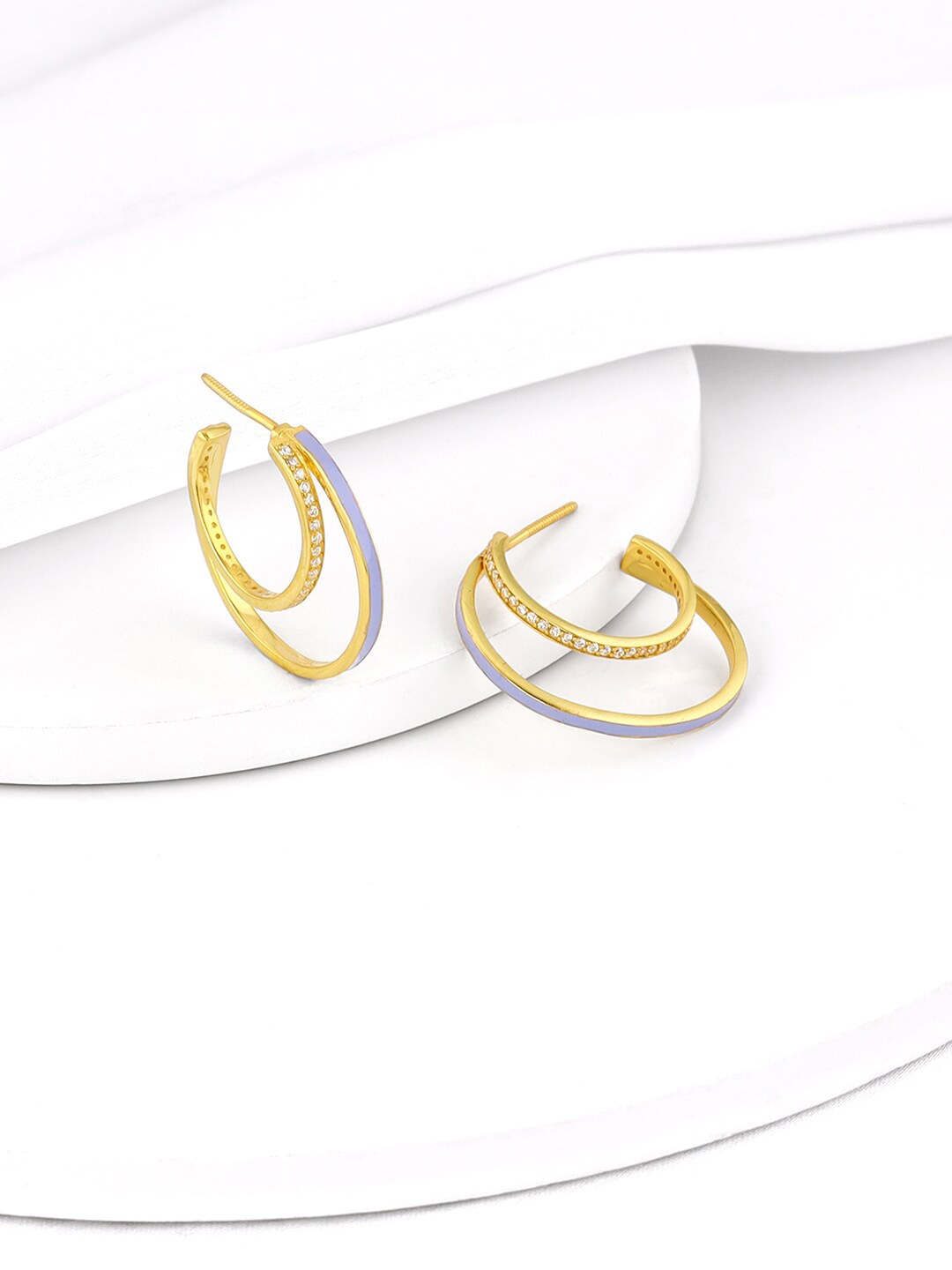 

GIVA Gold-Plated 925 Sterling Silver Contemporary Drop Earrings