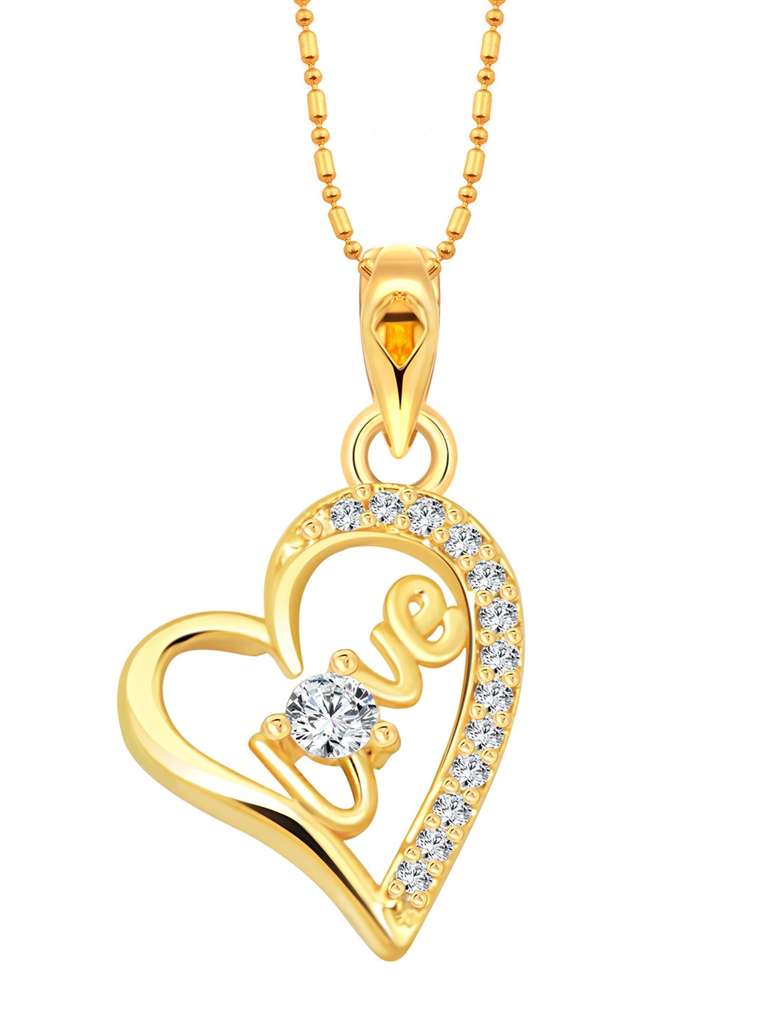 

Vighnaharta Gold-Plated Contemporary Pendant