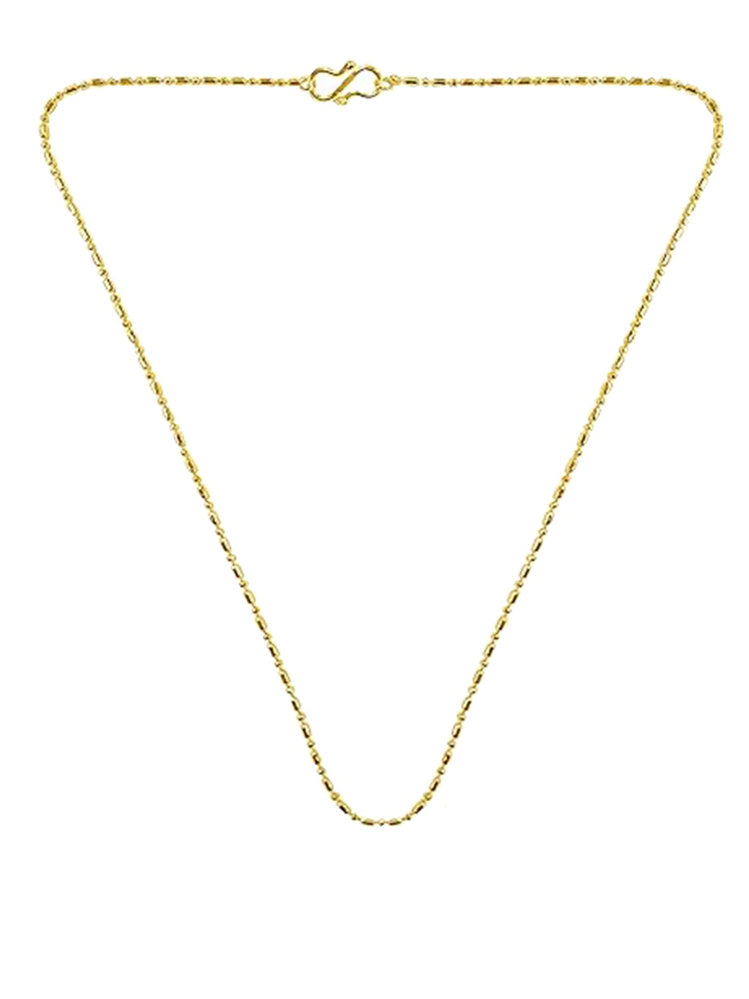 

Vighnaharta Gold-Plated Cubic Zirconia Studded Heart Shaped Pendant With Chain