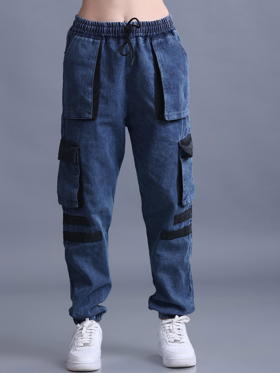 

The Dance Bible Women Relaxed-Fit Baggy Joggers, Blue