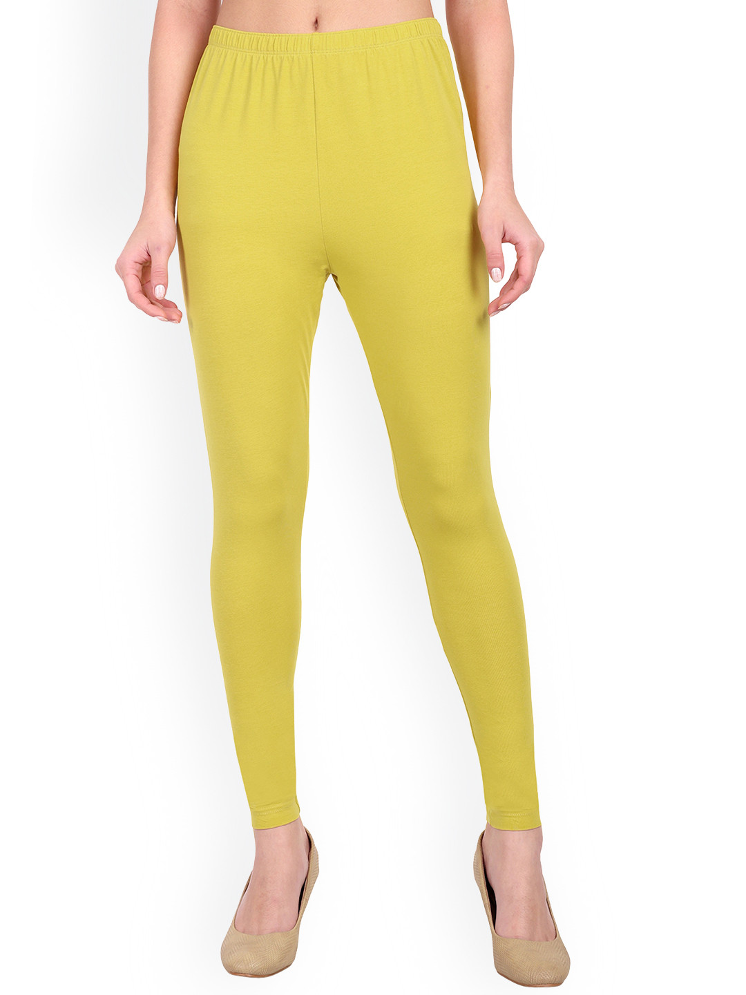 

ONE SKY Ankle-Length Leggings, Yellow