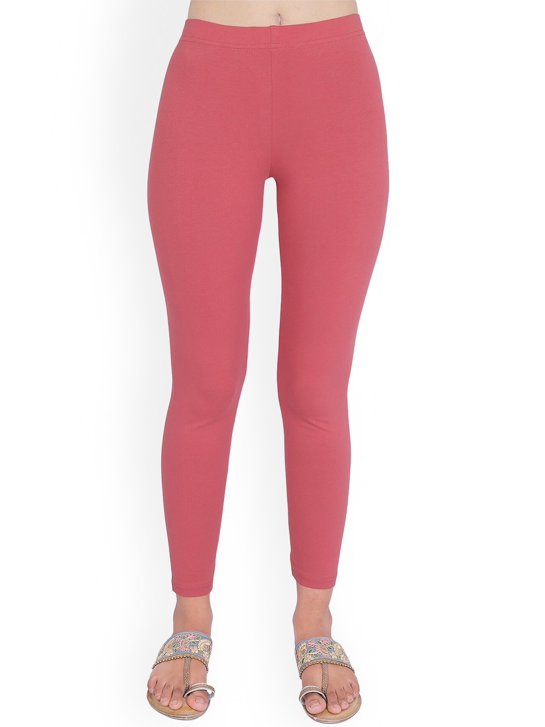 

ONE SKY Ankle-Length Leggings, Pink