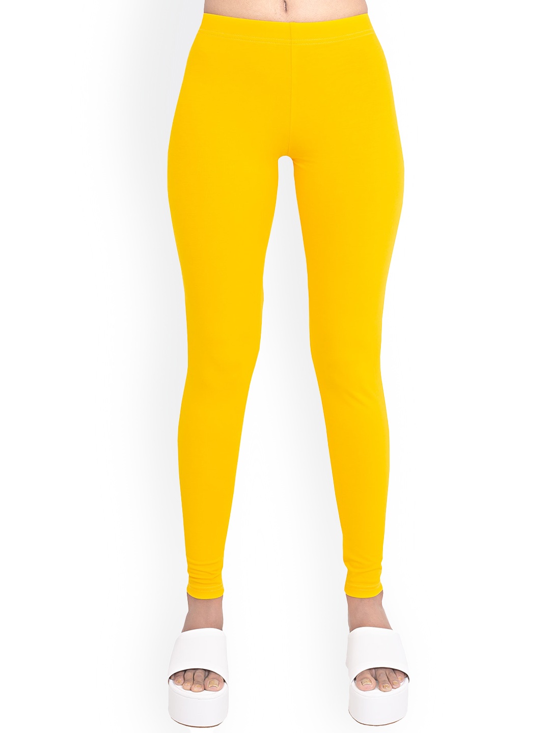 

ONE SKY Ankle Length Slip-On Leggings, Yellow