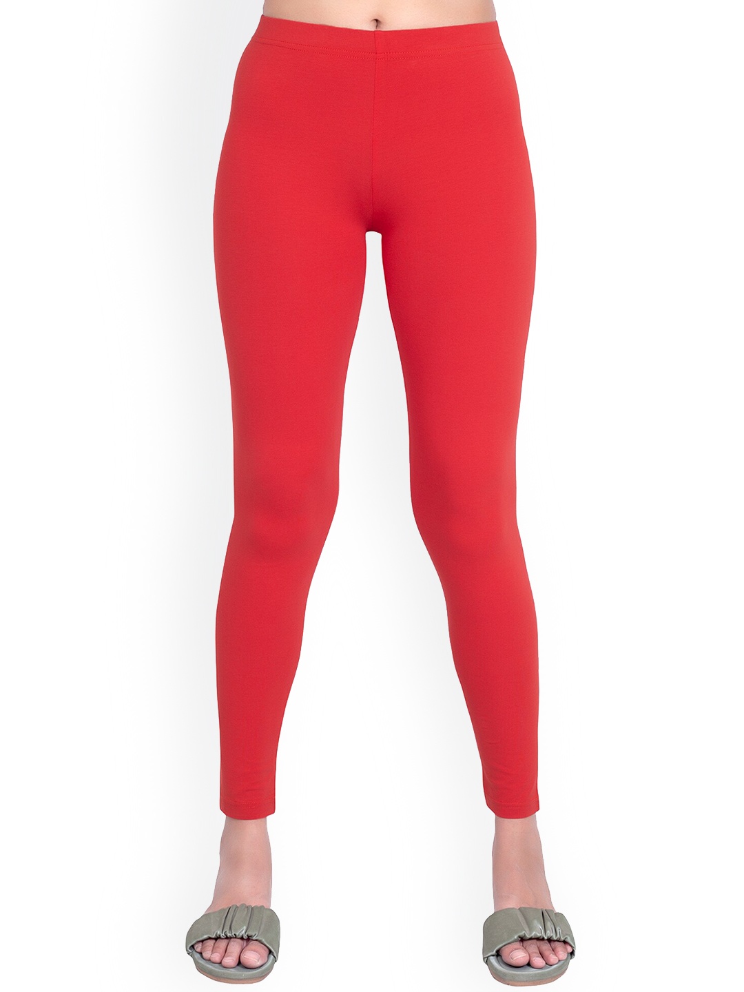 

ONE SKY Ankle-Length Leggingss, Red