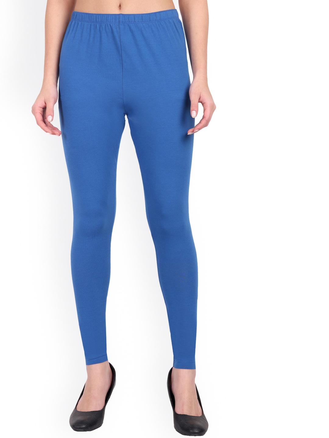 

ONE SKY High Rise Ankle Length Slip-On Leggings, Blue