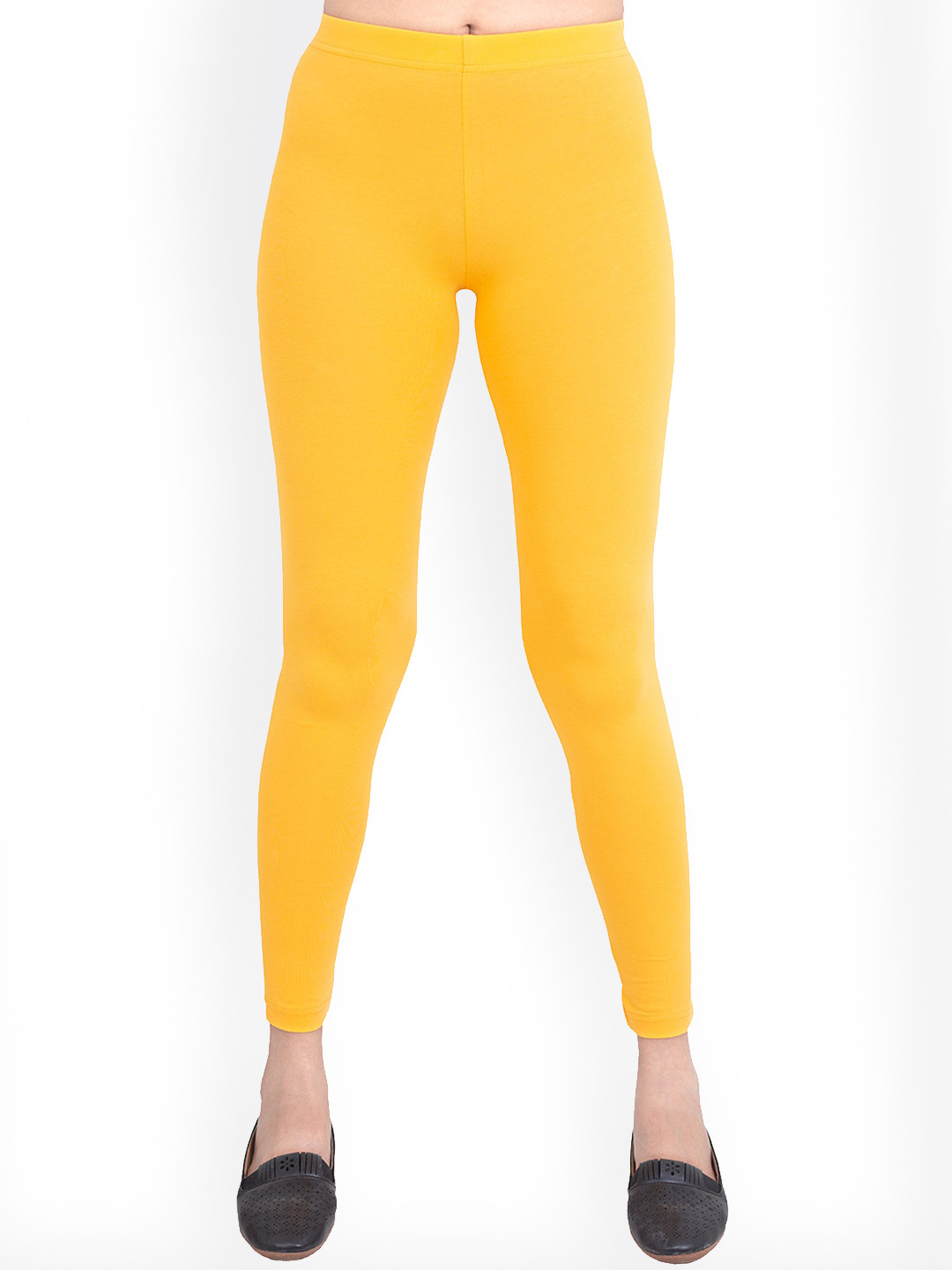 

ONE SKY Ankle Length Slip-On Leggings, Yellow