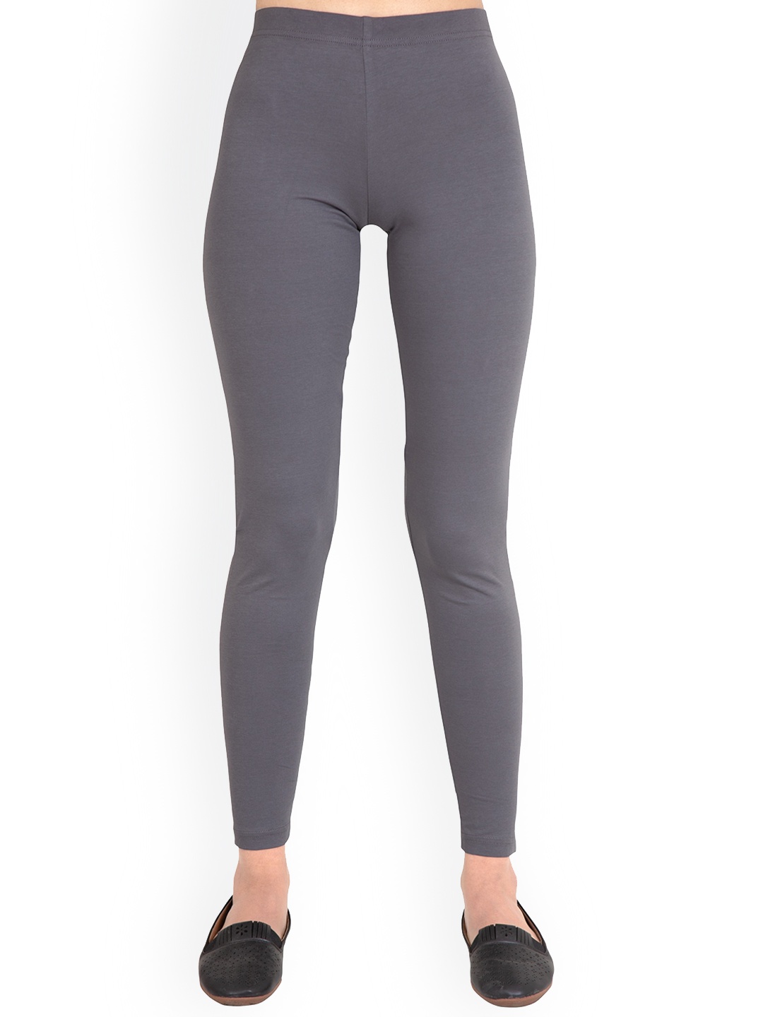 

ONE SKY High Rise Ankle Length Slip-On Leggings, Grey